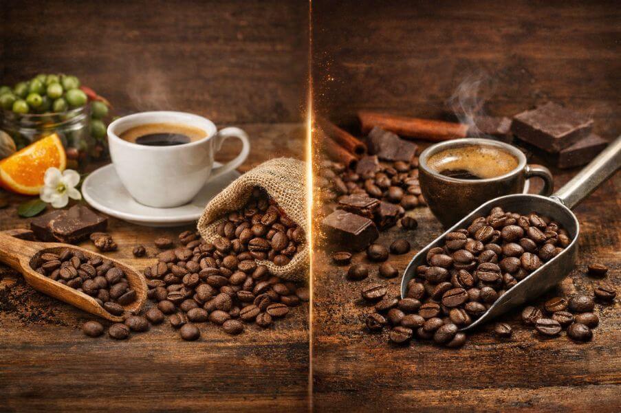 Arabica e Robusta: differenze, gusto e utilizzi