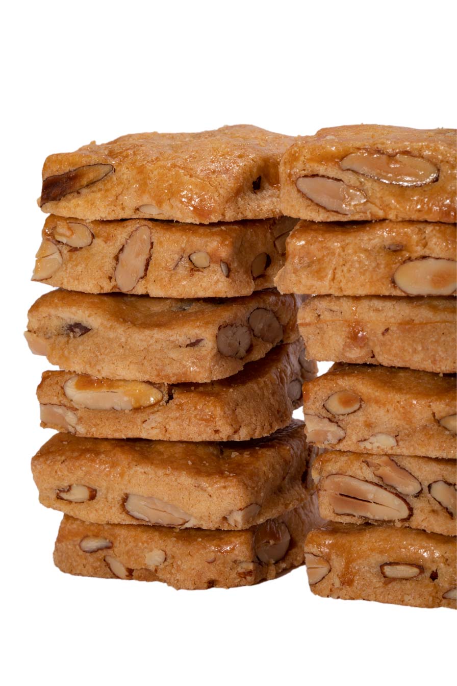 Quadrucci alle mandorle e sale Maldon  -  300gr